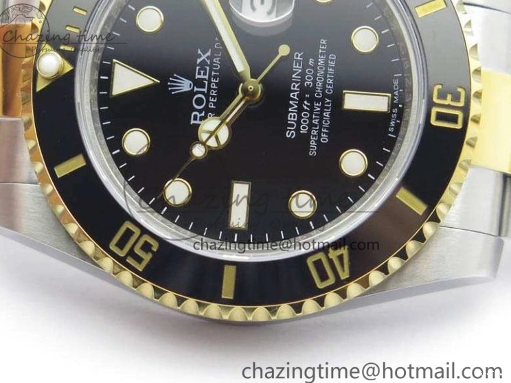 MiroTime 0416 Comfortable Submariner 116613LN Noob 1:1 Best Edition Black Dial On SS YG Bracelet A2836 V 3569